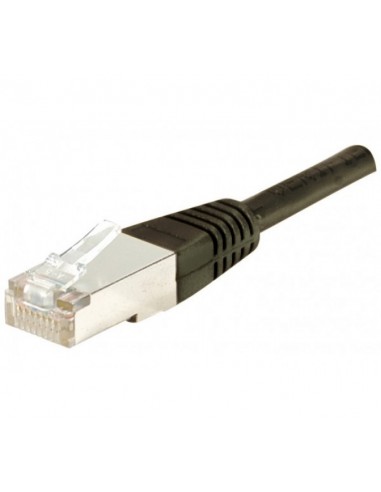 Cordon RJ45 catégorie 5e F/UTP noir - 1,5 m