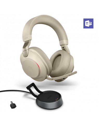 Evolve2 85 usb c beige teams socle